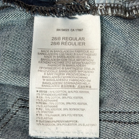 Banana Republic Factory Slim Bootcut Jeans Size 28/6R - Picture 14 of 14
